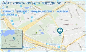 PORADNIA CHIRURGII STOMATOLOGICZNEJ - ŚWIAT ZDROWIA OPERATOR MEDYCZNY SP. Z O.O. - GDAŃSKA 3,  WARSZAWA ŻOLIBORZ