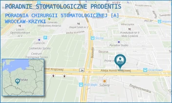 PORADNIA CHIRURGII STOMATOLOGICZNEJ [A] - PORADNIE STOMATOLOGICZNE PRODENTIS - AL. ARMII KRAJOWEJ 4,  WROCŁAW-KRZYKI