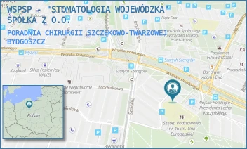 PORADNIA CHIRURGII SZCZĘKOWO-TWARZOWEJ - WSPSP - "STOMATOLOGIA WOJEWÓDZKA" SPÓŁKA Z O.O. - ZDROWOTNA 6,  BYDGOSZCZ