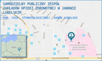 POR. CHIR. STOMATOLOGICZNEJ - SAMODZIELNY PUBLICZNY ZESPÓŁ ZAKŁADÓW OPIEKI ZDROWOTNEJ W JANOWIE LUBELSKIM - JANA ZAMOYSKIEGO 149,  JANÓW LUBELSKI
