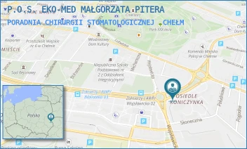 PORADNIA CHIRURGII STOMATOLOGICZNEJ - P.O.S. EKO-MED MAŁGORZATA PITERA - ŻOŁNIERZY I ARMII WOJSKA POLSKIEGO 3,  CHEŁM