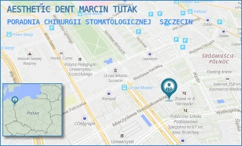 PORADNIA CHIRURGII STOMATOLOGICZNEJ - NIEPUBLICZNY ZAKŁAD OPIEKI ZDROWOTNEJ AESTHETIC DENT - STOMATOLOGIA - NIEDZIAŁKOWSKIEGO 47/3,  SZCZECIN