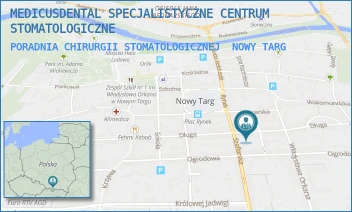 PORADNIA CHIRURGII STOMATOLOGICZNEJ - MEDICUSDENTAL SPECJALISTYCZNE CENTRUM STOMATOLOGICZNE - UL. DŁUGA 100,  NOWY TARG