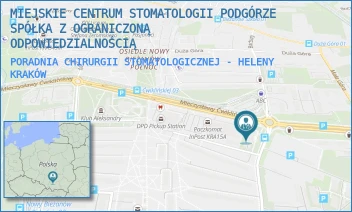 PORADNIA CHIRURGII STOMATOLOGICZNEJ - HELENY - MIEJSKIE CENTRUM STOMATOLOGII PODGÓRZE SPÓŁKA Z OGRANICZONĄ ODPOWIEDZIALNOŚCIĄ - UL. HELENY 2,  KRAKÓW