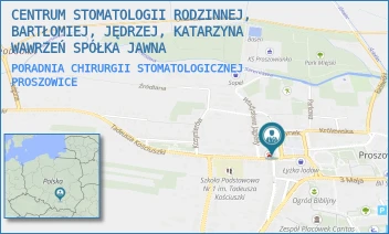 PORADNIA CHIRURGII STOMATOLOGICZNEJ - CENTRUM STOMATOLOGII RODZINNEJ, BARTŁOMIEJ, JĘDRZEJ, KATARZYNA WAWRZEŃ SPÓŁKA JAWNA - RYNEK 24,  PROSZOWICE
