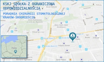 PORADNIA CHIRURGII STOMATOLOGICZNEJ - KSKJ SPÓŁKA Z OGRANICZONA ODPOWIEDZIALNOŚCIĄ - UL. DOBREGO PASTERZA 118C/LU6,  KRAKÓW-ŚRÓDMIEŚCIE