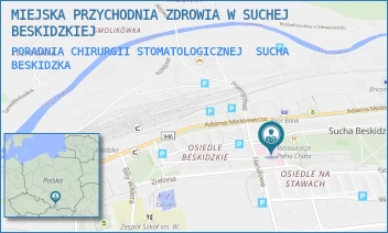 PORADNIA CHIRURGII STOMATOLOGICZNEJ - MIEJSKA PRZYCHODNIA ZDROWIA W SUCHEJ BESKIDZKIEJ - UL. HANDLOWA 1,  SUCHA BESKIDZKA