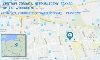 PORADNIA CHIRURGII STOMATOLOGICZNEJ - CENTRUM ZDROWIA ADAM MUSZYŃSKI SPÓŁKA KOMANDYTOWO-AKCYJNA - MŁYNARSKA 13A/89,  PIASECZNO