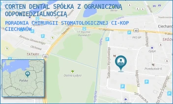 PORADNIA CHIRURGII STOMATOLOGICZNEJ CI-KOP - CORTEN DENTAL SPÓŁKA Z OGRANICZONĄ ODPOWIEDZIALNOŚCIĄ - MIKOŁAJA KOPERNIKA 10,  CIECHANÓW
