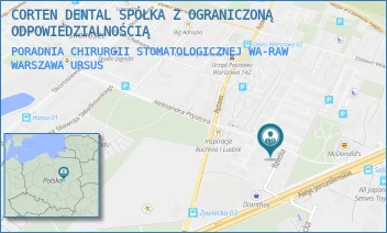 PORADNIA CHIRURGII STOMATOLOGICZNEJ WA-RAW - PRZYCHODNIA STOMATOLOGICZNO - LEKARSKA PACJENT JEST NAJWAŻNIEJSZY - RAWSKA 4,  WARSZAWA URSUS