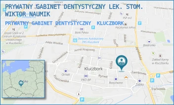 PRYWATNY GABINET DENTYSTYCZNY - PRYWATNY GABINET DENTYSTYCZNY LEK. STOM. WIKTOR NAUMIK - UL. ZAMKOWA 6/34,  KLUCZBORK