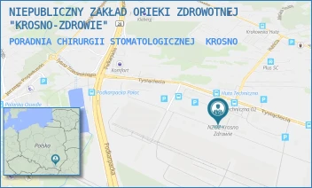 PORADNIA CHIRURGII STOMATOLOGICZNEJ - NIEPUBLICZNY ZAKŁAD OPIEKI ZDROWOTNEJ "KROSNO-ZDROWIE" - UL. TYSIĄCLECIA 13,  KROSNO