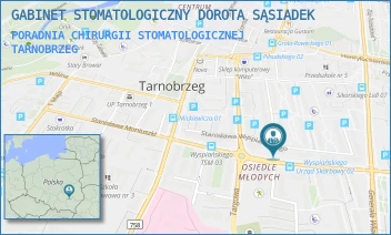 PORADNIA CHIRURGII STOMATOLOGICZNEJ - GABINET STOMATOLOGICZNY DOROTA SĄSIADEK - UL. STANISŁAWA WYSPIAŃSKIEGO 9,  TARNOBRZEG