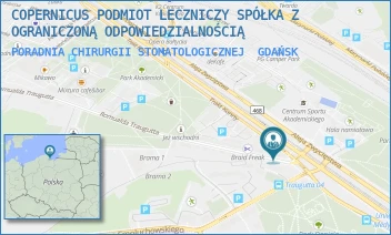 PORADNIA CHIRURGII STOMATOLOGICZNEJ - COPERNICUS PODMIOT LECZNICZY SPÓŁKA Z OGRANICZONĄ ODPOWIEDZIALNOŚCIĄ - ALEJA ZWYCIĘSTWA 39,  GDAŃSK