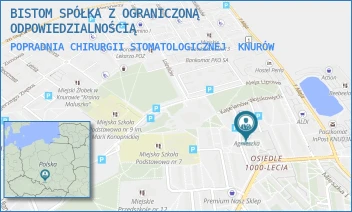 POPRADNIA CHIRURGII STOMATOLOGICZNEJ - BISTOM SPÓŁKA Z OGRANICZONĄ ODPOWIEDZIALNOŚCIĄ - UL. KAPELANÓW WOJSKOWYCH 2D,  KNURÓW