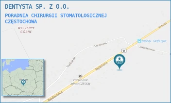 PORADNIA CHIRURGII STOMATOLOGICZNEJ - DENTYSTA SP. Z O.O. - UL. RĘDZIŃSKA 112,  CZĘSTOCHOWA