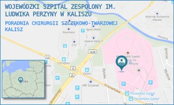 PORADNIA CHIRURGII SZCZĘKOWO-TWARZOWEJ - WOJEWÓDZKI SZPITAL ZESPOLONY IM. LUDWIKA PERZYNY W KALISZU - POZNAŃSKA 79,  KALISZ