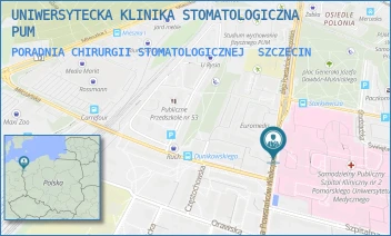 PORADNIA CHIRURGII STOMATOLOGICZNEJ - UNIWERSYTECKA KLINIKA STOMATOLOGICZNA PUM - POWSTANCÓW WIELKOPOLSKICH 72/18,  SZCZECIN
