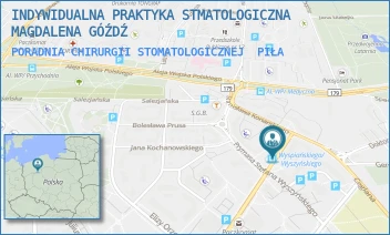 PORADNIA CHIRURGII STOMATOLOGICZNEJ - INDYWIDUALNA PRAKTYKA STMATOLOGICZNA MAGDALENA GÓŹDŹ - WYSPIAŃSKIEGO 4A/2U, PIŁA