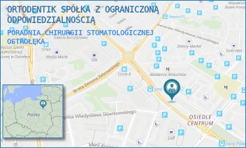 PORADNIA CHIRURGII STOMATOLOGICZNEJ - ORTODENTIK SPÓŁKA Z OGRANICZONĄ ODPOWIEDZIALNOŚCIĄ - RTM. WITOLDA PILECKIEGO 12,  OSTROŁĘKA